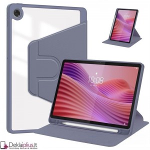 Dirbtinės odos atverčiamas dėklas - levander grey (Oneplus Pad Go 2)